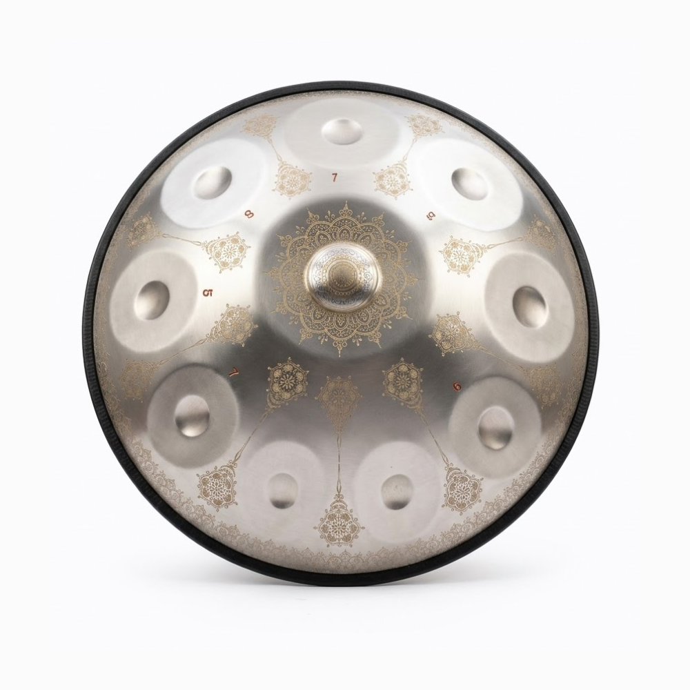 YNF Handpan 10 Töne D Kurd 440 Hz